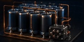 Capacitor Bank Storage and Bridge Rectifier Array